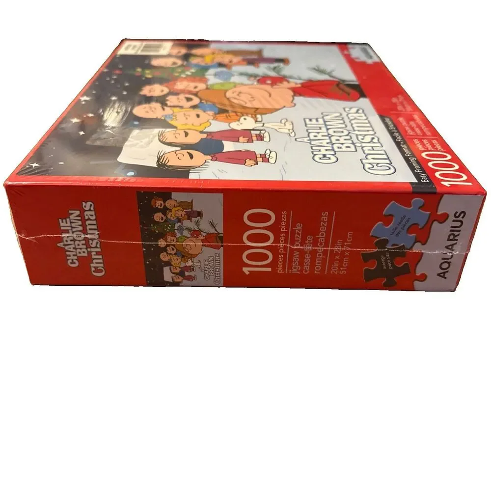 Aquarius Brand Peanuts Charlie Brown Puzzle Christmas 1000 Piece Jigsaw Sealed